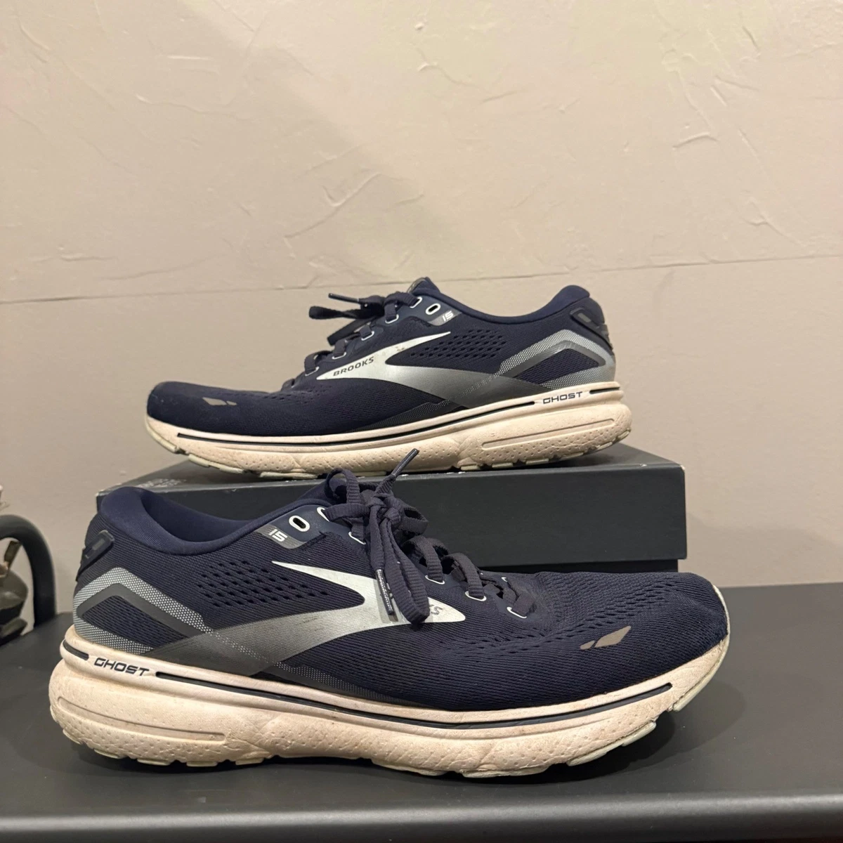 Brooks Ghost 15 Silver Running Shoes Brooks Shoes Mens Silver Buy Brooks Adrenaline Gts 17 Mens  main image 2