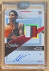 2025-26 Panini Signature Series Meleek Thomas Rookie Patch Auto Silver RC #17/25