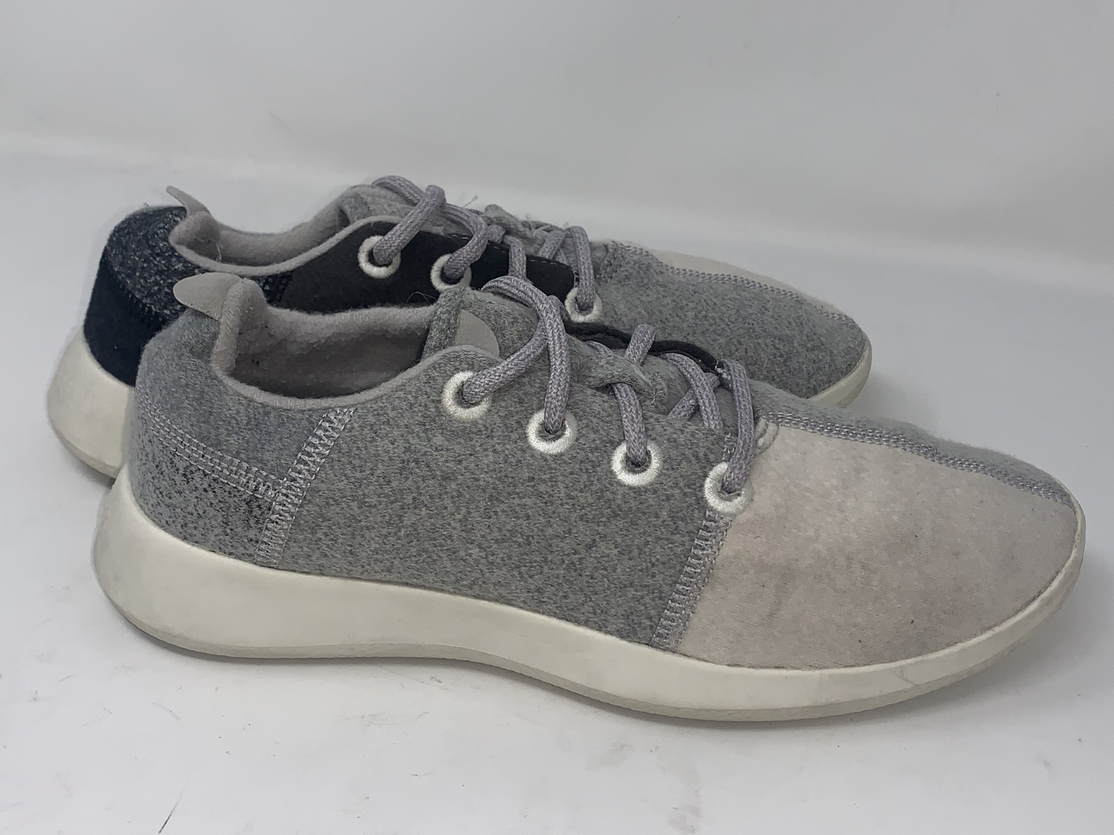 Allbirds Womens Wool Runner Patchwork 2-Tone Gray… - image 2