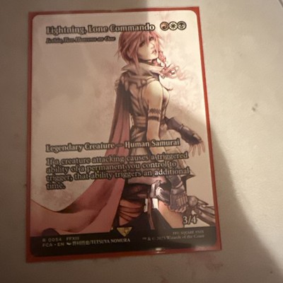 Lightning, Lone Commando - MTG Universes Beyond Final Fantasy - FCA 0054 - NM