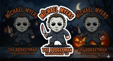 Michael Meyers Decal Sticker Phone Laptop PICK ONE