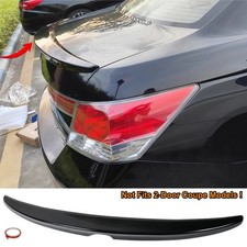 Gloss Black Factory Sport Rear Spoiler Trunk Wing For Honda Accord Sedan 2008-12