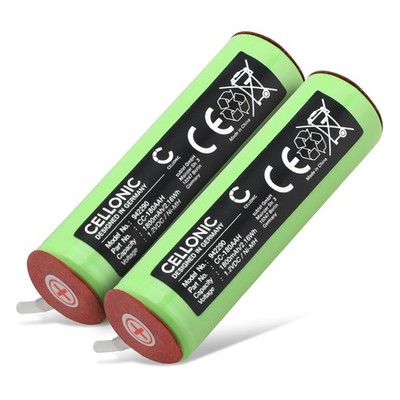 2x Akku für Moser Ermila Bella 1881 1800mAh