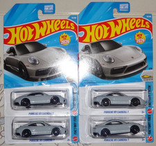 New 2026 Hot Wheels Porsche 911 Carrera T, VHTF lot of 4 MOC