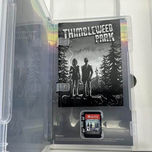 Limited Run Games Thimbleweed Park Collectors Edition Nintendo Switch CIB - Picture 7 of 7