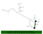 Genuine Mazda Stabilizer Link DA6A-34-170