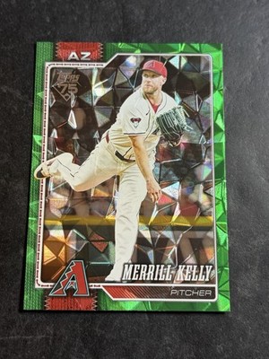 2026 Topps Merrill Kelly #552 Green Diamante Foil /99 - Arizona Diamondbacks