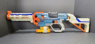 NERF Elite 2.0 Commander Dart Blaster Gun With Accessories Green Light Works