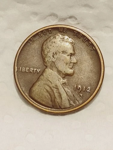 1912 S ~ LINCOLN WHEAT CENT ~ VF