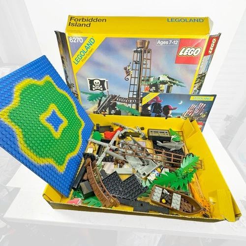 LEGO Pirates Forbidden Island 6270 Parts Lot Box Incomplete Vintage Set