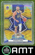 Stephen Steph Curry 2021-22 Panini Mosaic Gold Wave Golden State Warriors #101