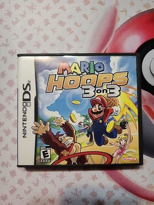 Mario Hoops 3 on 3 (Nintendo DS, 2006) CIB Very Good Condition 