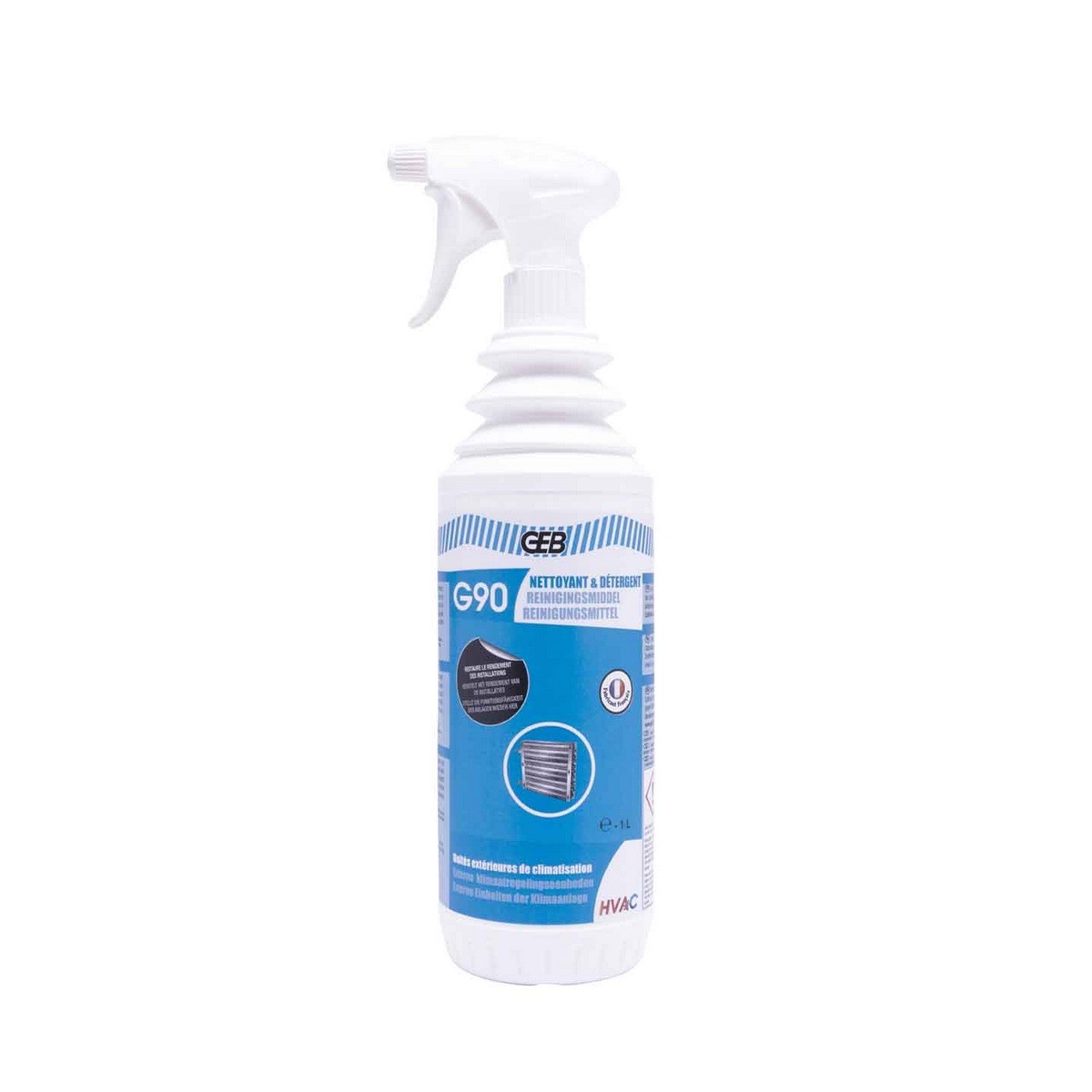 Détergent pulvérisateur GEB 1L formule dégraissante ultra puissante 870102
