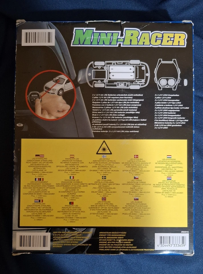 Macchinina Radiocomandata Mini Racer Dodge Viper - Immagine 2 di 2