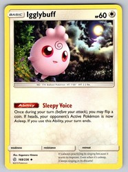 Igglybuff 168/236 Uncommon Cosmic Eclipse Pokemon Card