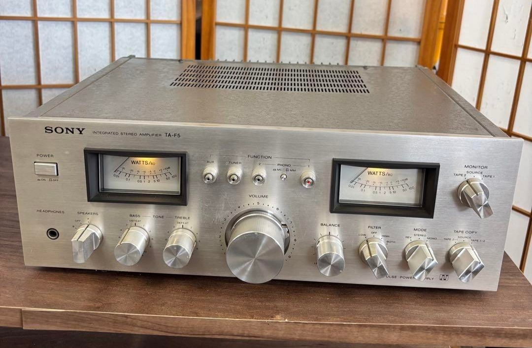 SONY TA-F5 プリメインアンプ Sony TA-F5 Integrated Stereo pre-main amplifier Audio Japan