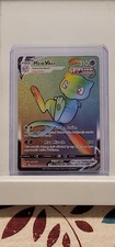Carta Pokémon Mew VMAX Rainbow Secret rara 268/264 Fusion Strike quasi nuova