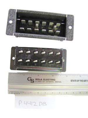 Beau P-4412-D - 12 Position 15A Male Deep Bracket Cinch P-412-DB - FREE SHIPPING