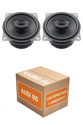 Lautsprecher Boxen Armaturenbrett Hertz CX 100.5 für Audi 80 B4 + Coupe 2x Tief-