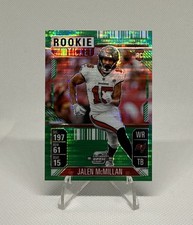 2024 Panini Contenders Optic Rookie Ticket Jalen McMillan Green Pulsar Prizm /49