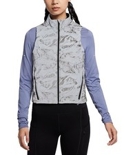 Womens Size XS Nike Running Vest Gray Swift Therma-Fit ADV Reflective HV2762-078