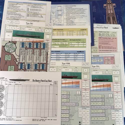 GMT Games The Hunters: German U-Boats at War, 1939-43 NIS - Picture 6 of 9