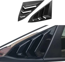 Rear Side Window Louver Decorate Cover Rear Air Vent Window Louvers Blinds Cover