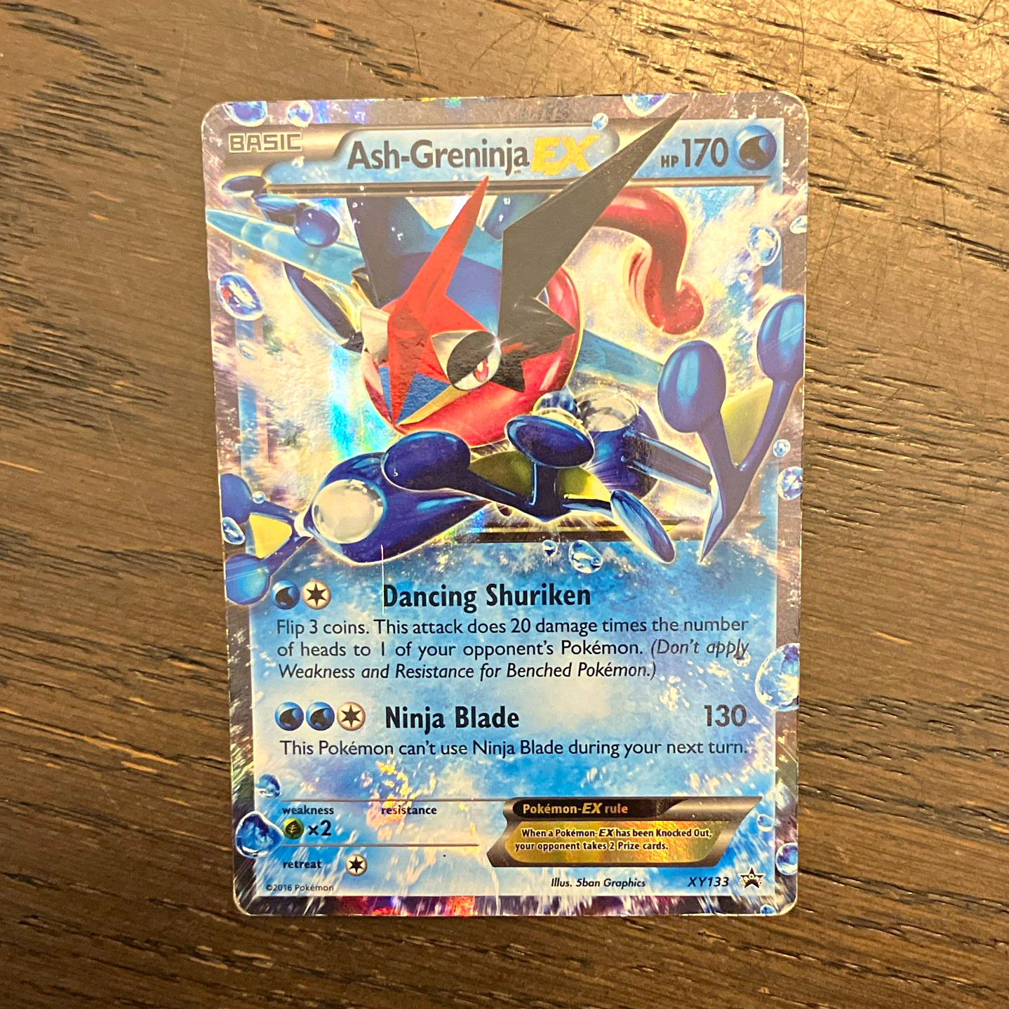 The Pokémon Company Ash-Greninja EX XY133 XY Promo Holo Basic 170 HP English