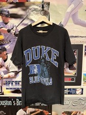 Vintage 90  s NCAA Duke Blue Devils T-Shirt Made In USA Men  s Size XL Black