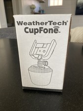 New WeatherTech CupFone Universal Adjustable Cup Holder Car Mount - 8ACF1, Black