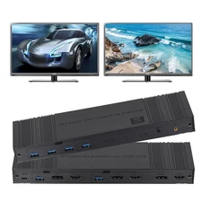 HDMI Displayport KVM Switch 2 Computers 2 Monitors, 8K60Hz 4K120Hz KVM Switch...