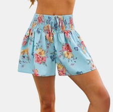 Cupshe Women's Breezy Floral Print Beach Shorts NWT XL