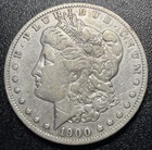1900-S Morgan Silver Dollar $1 Choice VF Details Tougher Date
