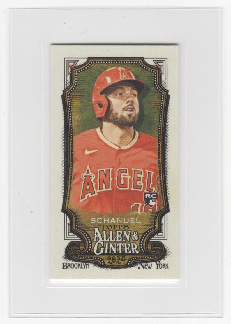 #88 Nolan Schanuel 2024 Topps Allen & Ginter Mini RC Los Angeles Angels