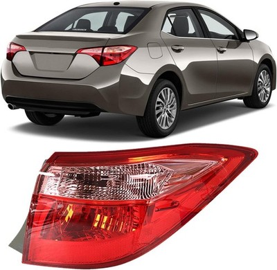 Passenger Side Outer Tail Light Fits for Toyota Corolla 2017-2019 Tail Lamp Righ