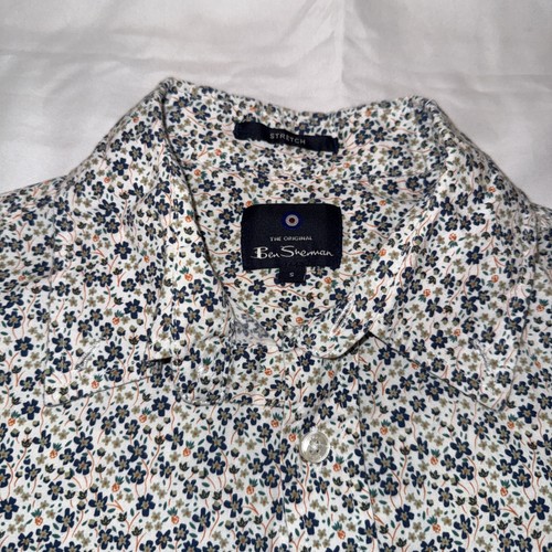 Ben Sherman Kurzarm Button Down Hemd Größe: S - Bild 7 von 7