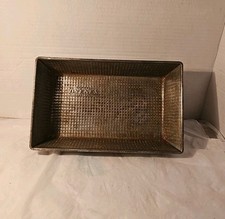 Ovenex Perfect Bakeware Ekco No. 57 Textured Loaf Pan Waffle Pattern 10.5x6.5x3"