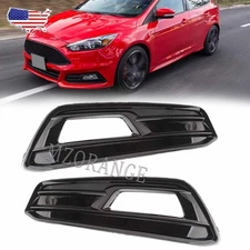Front Bumper Fog Light Lamp Cover Bezel Frame For Ford Focus ST 2015-2017 2018