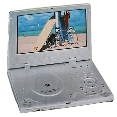 Portable DVD Player 8" TFT Widescreen Monitor Kit Mintek MDP-1810 Case Remote - Image 1 of 4