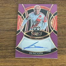 2025-26 Panini La Liga Select Isi Palazon Signatures Purple /49 #S-IP 