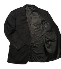 Jos.A.Bank Gordon Black Men  s Blazer Jacket 100 Cashmere Size 43R