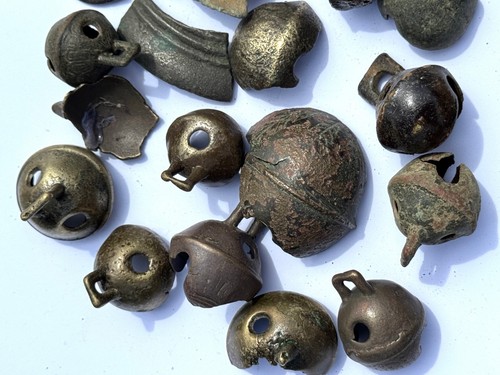 Collection Job Lot Antique Crotal Bells 14th - 17th Century Metal Detector Finds - Picture 2 of 6