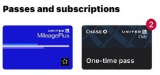 TWO (2) United Airlines Club Lounge Passes Expires 3/28/26 E-delivery