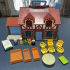 Vintage 1980 ~ Fisher-Price Little People Play Family House & Accessories
