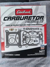 Genuine Edelbrock 1477 Carburetor Rebuild Kit (NEW)