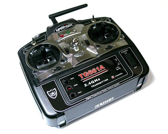 SPRINGRC G61A 2.4GHz 6ch RC Model Transmitter & Receiver (Mode1) TS877 - Image 3 of 4
