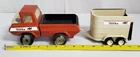 D-192 VINTAGE 1970'S TONKA PRESSED STEEL TRUCK AND HORSE TRAILER SET!