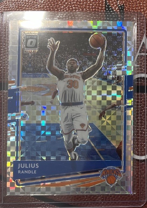 SP CASE HIT 2020-21 Panini Donruss Optic Julius Randle #89 Checkerboard Prizm