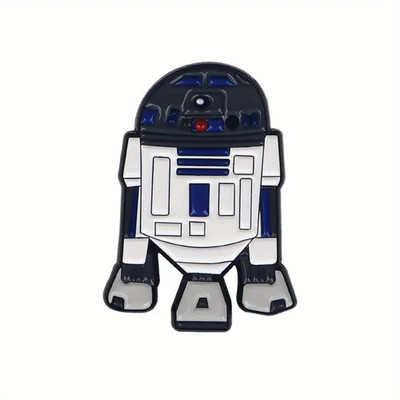 Star Wars R2D2 Emaille Pin Anstecker Roboter Droide Brosche Sammlerstück Sci-Fi Geschenk