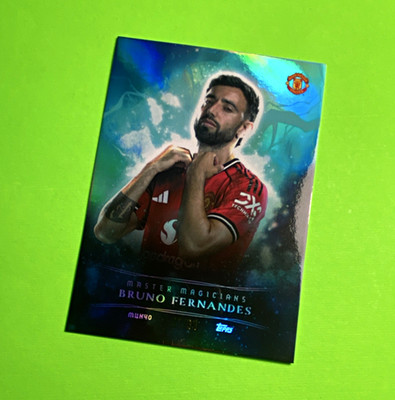 Bruno Fernandes   2026 Topps Total Football Master Magicians MUN40 /99 Man Utd